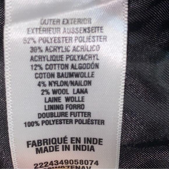 Topman Wool Blend Waistcoat Vest Sleeveless Under Jacket with Pocket Square 40 - Picture 6 of 6